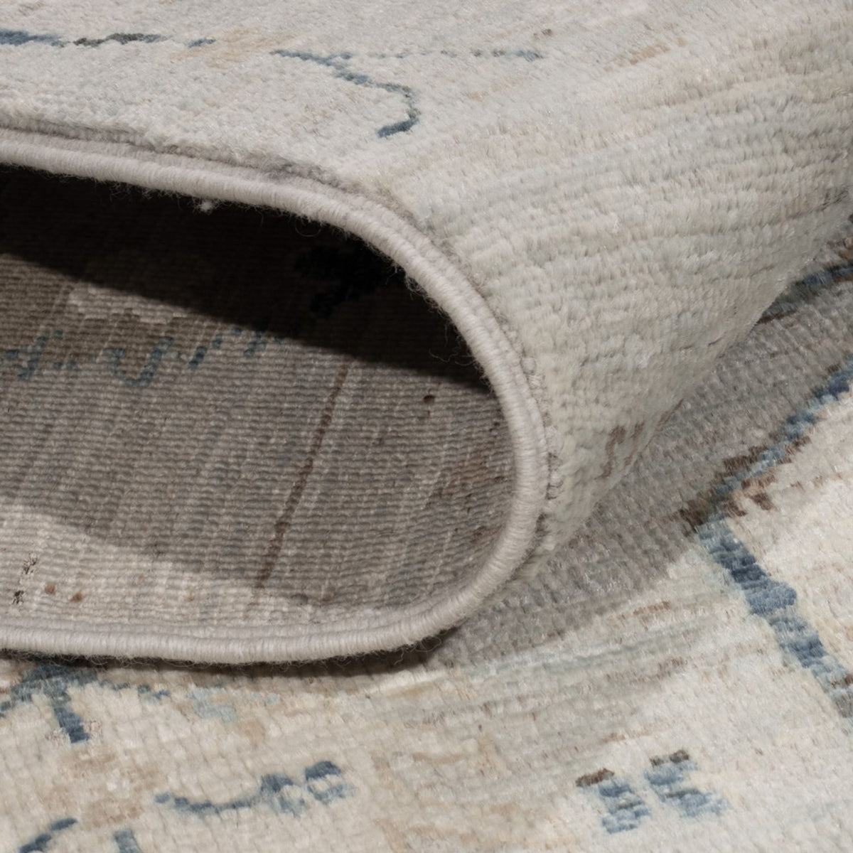 Alfombra de diseño - 181 x 120 cm - plata