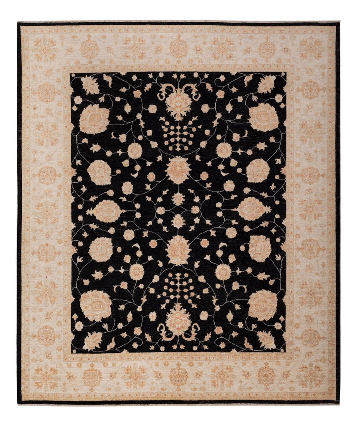 Alfombra Ziegler - 303 x 258 cm - negro