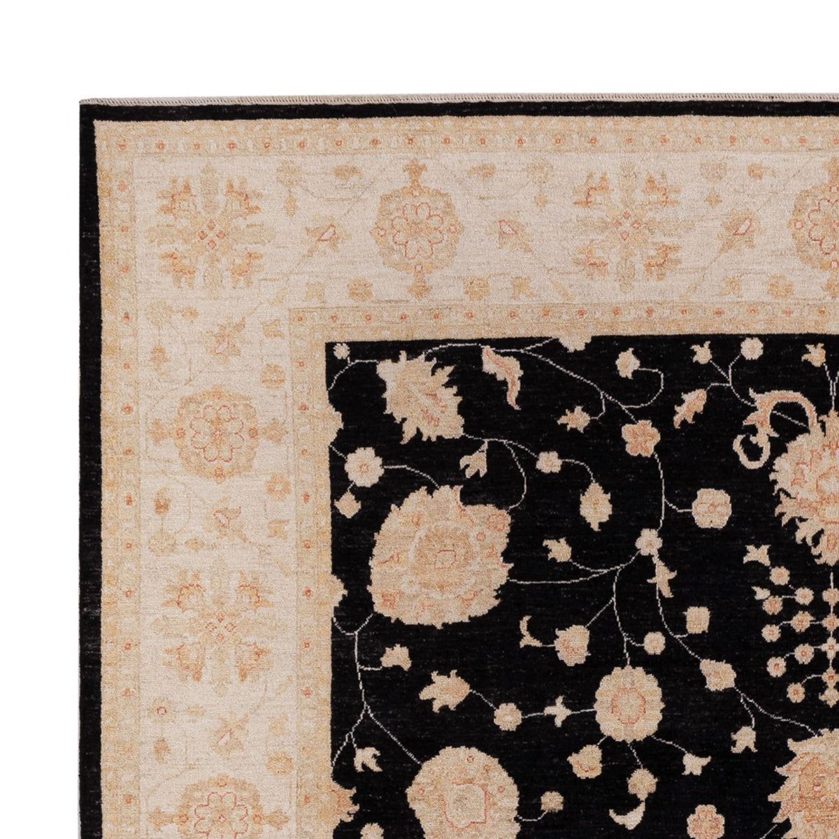 Alfombra Ziegler - 303 x 258 cm - negro