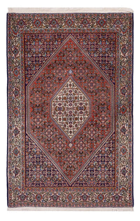 Alfombra persa - Bidjar - 166 x 112 cm - rojo