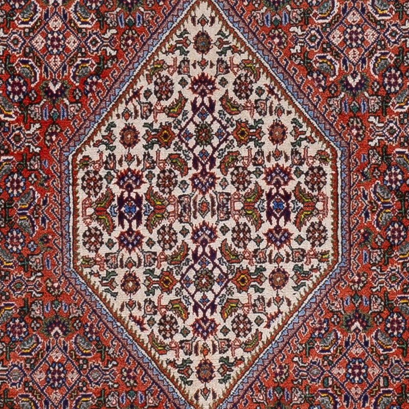 Alfombra persa - Bidjar - 166 x 112 cm - rojo