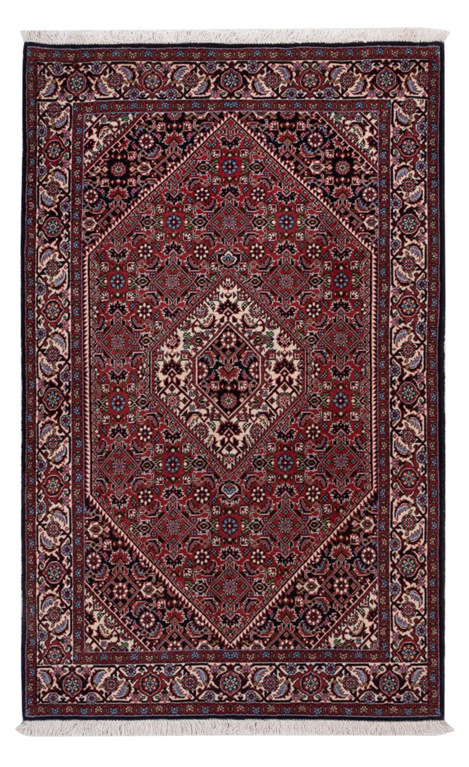 Alfombra persa - Bidjar - 172 x 110 cm - rojo