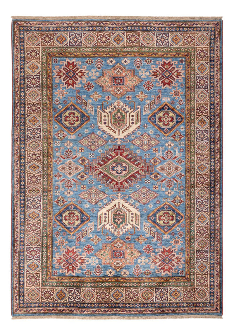 Alfombra Ziegler - Kazak - 241 x 173 cm - azul claro