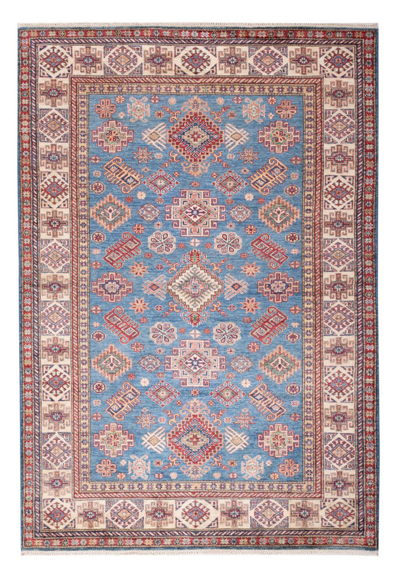 Alfombra Ziegler - Kazak - 243 x 170 cm - azul claro