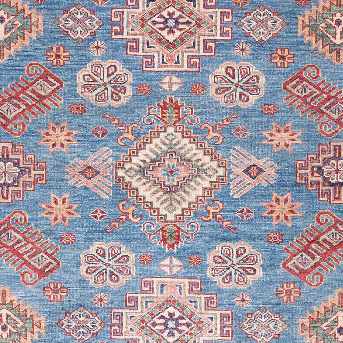 Alfombra Ziegler - Kazak - 243 x 170 cm - azul claro