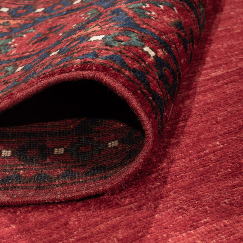 Alfombra afgana - Kunduz - 238 x 176 cm - rojo