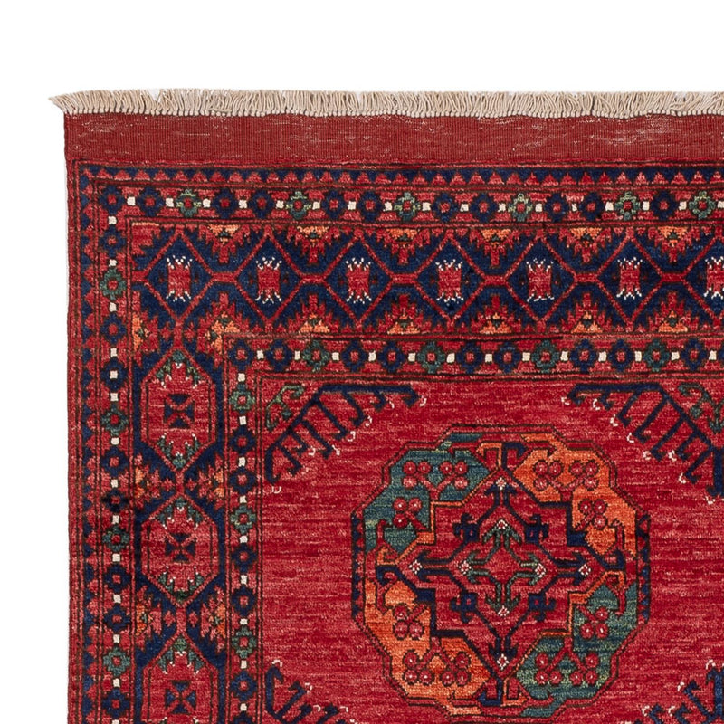 Alfombra afgana - Kunduz - 250 x 174 cm - rojo