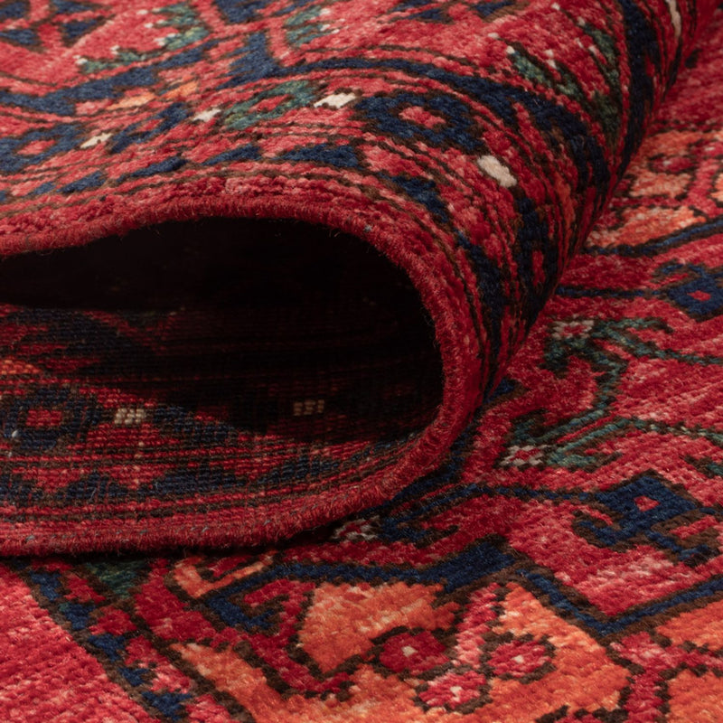 Alfombra afgana - Kunduz - 250 x 174 cm - rojo
