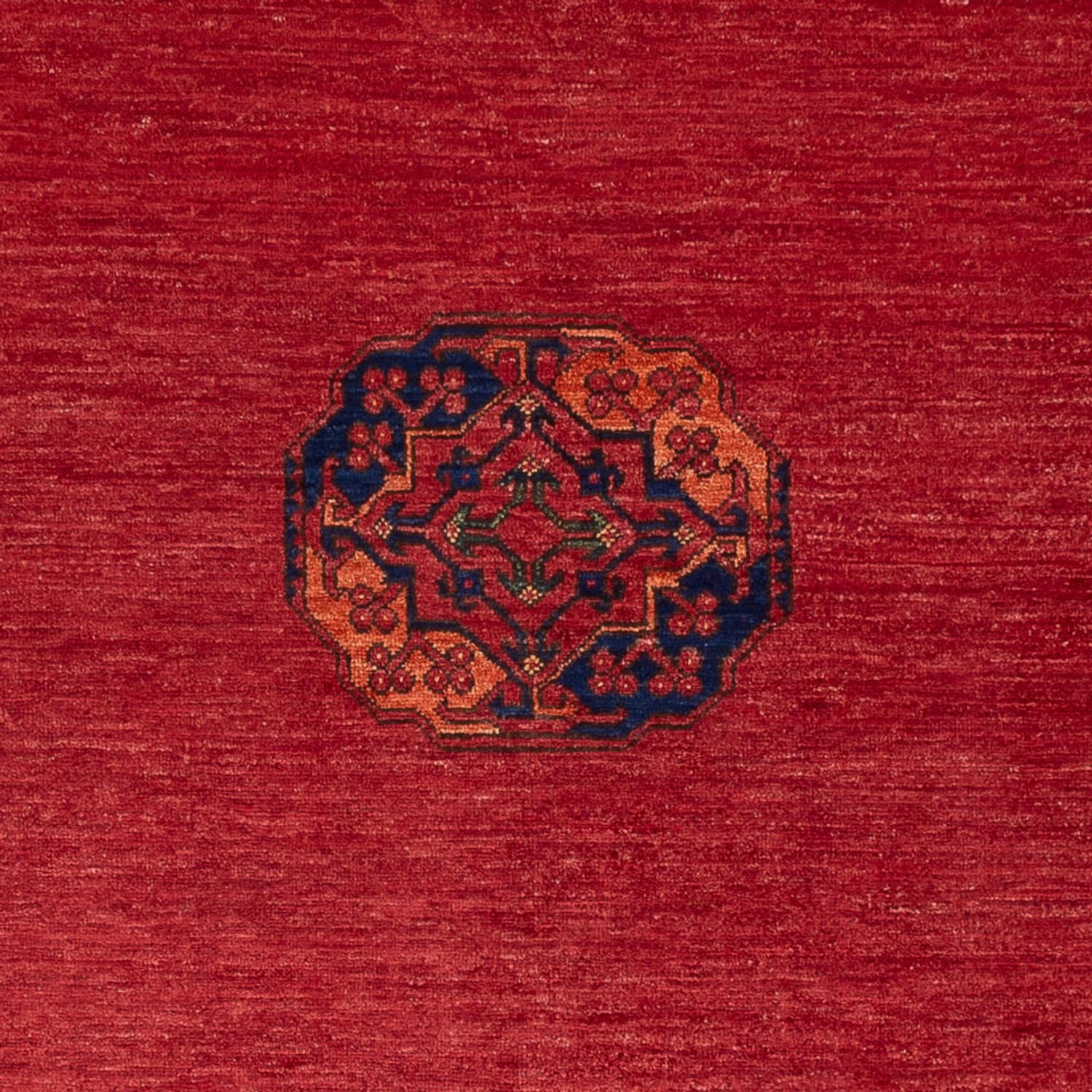 Alfombra afgana - Kunduz - 241 x 177 cm - rojo