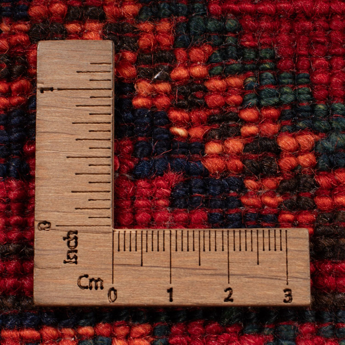 Alfombra afgana - Kunduz - 243 x 177 cm - rojo