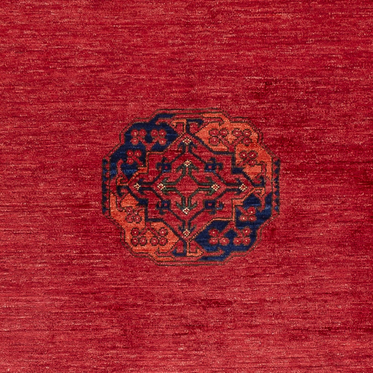 Alfombra afgana - Kunduz - 243 x 175 cm - rojo