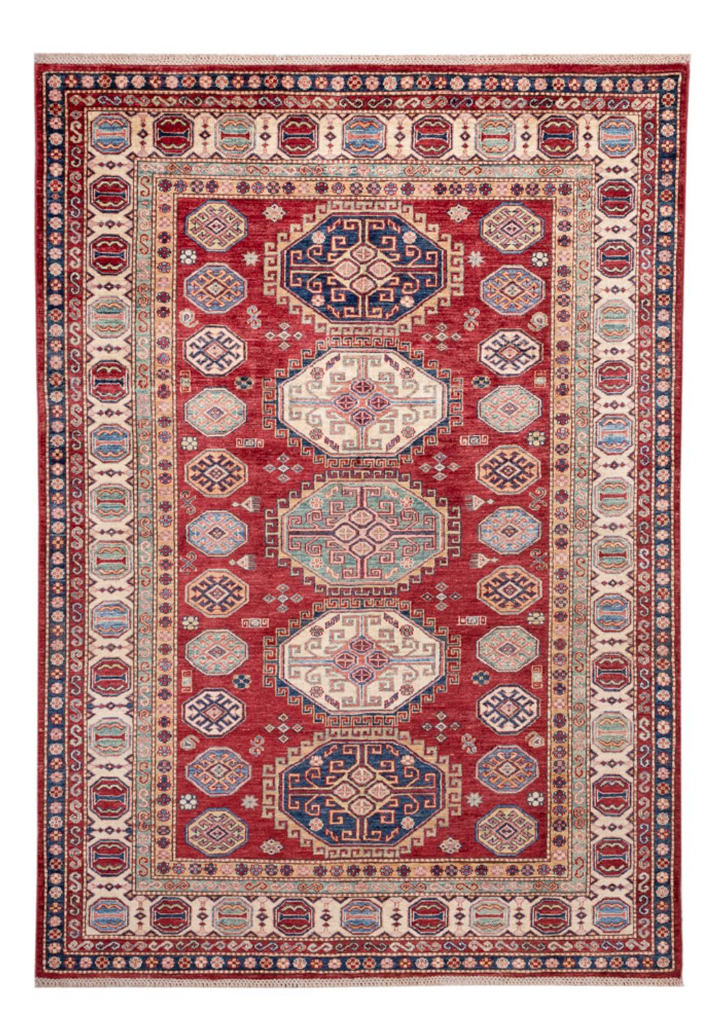 Alfombra Ziegler - Kazak - 229 x 166 cm - rojo