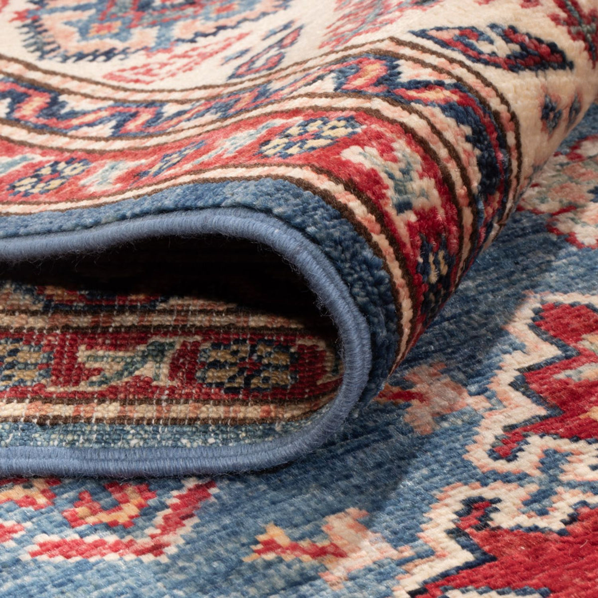 Alfombra Ziegler - Kazak - 240 x 164 cm - azul