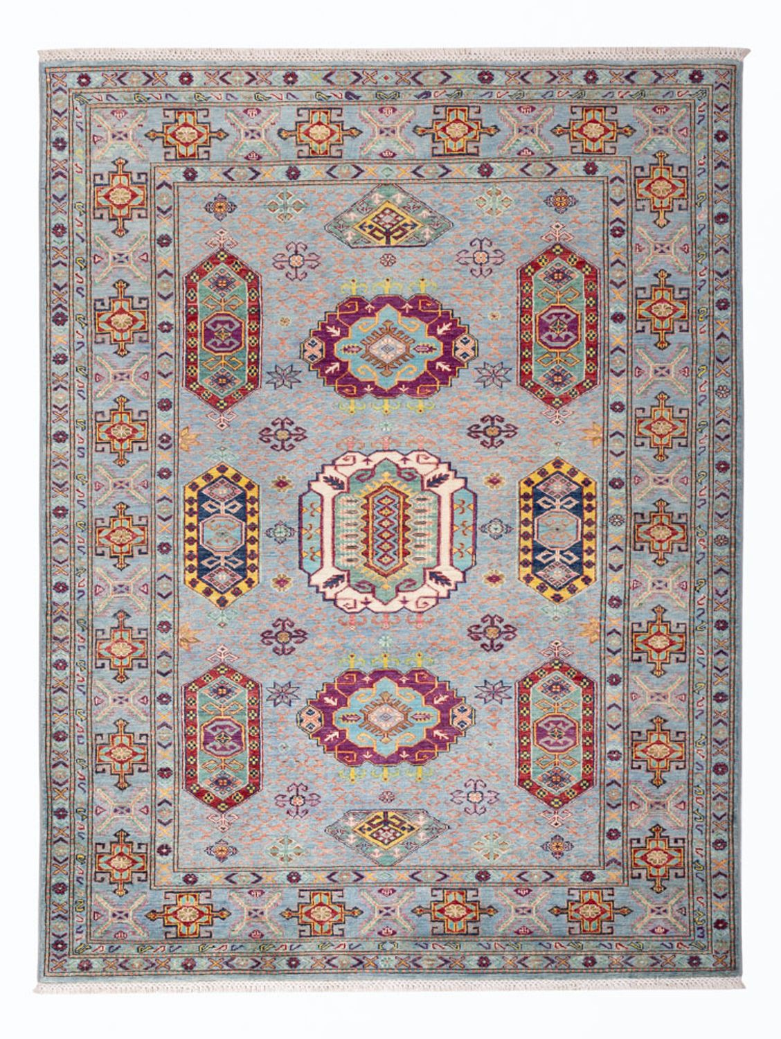 Alfombra Ziegler - Kazak - 233 x 172 cm - gris