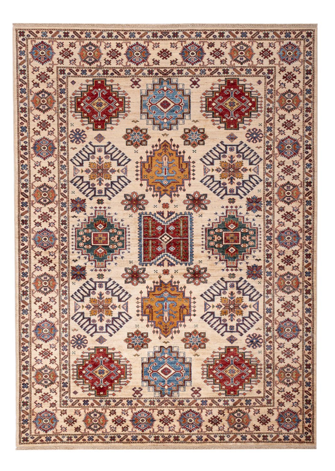 Alfombra Ziegler - Kazak - 246 x 176 cm - crema