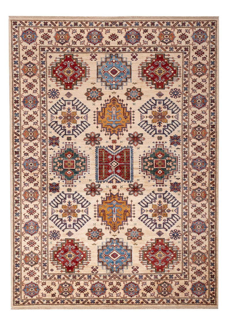 Alfombra Ziegler - Kazak - 246 x 176 cm - crema