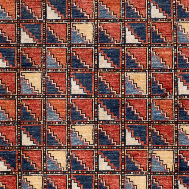 Alfombra afgana - 215 x 176 cm - multicolor