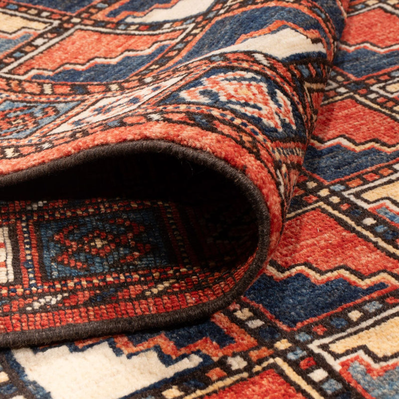 Alfombra afgana - 215 x 176 cm - multicolor