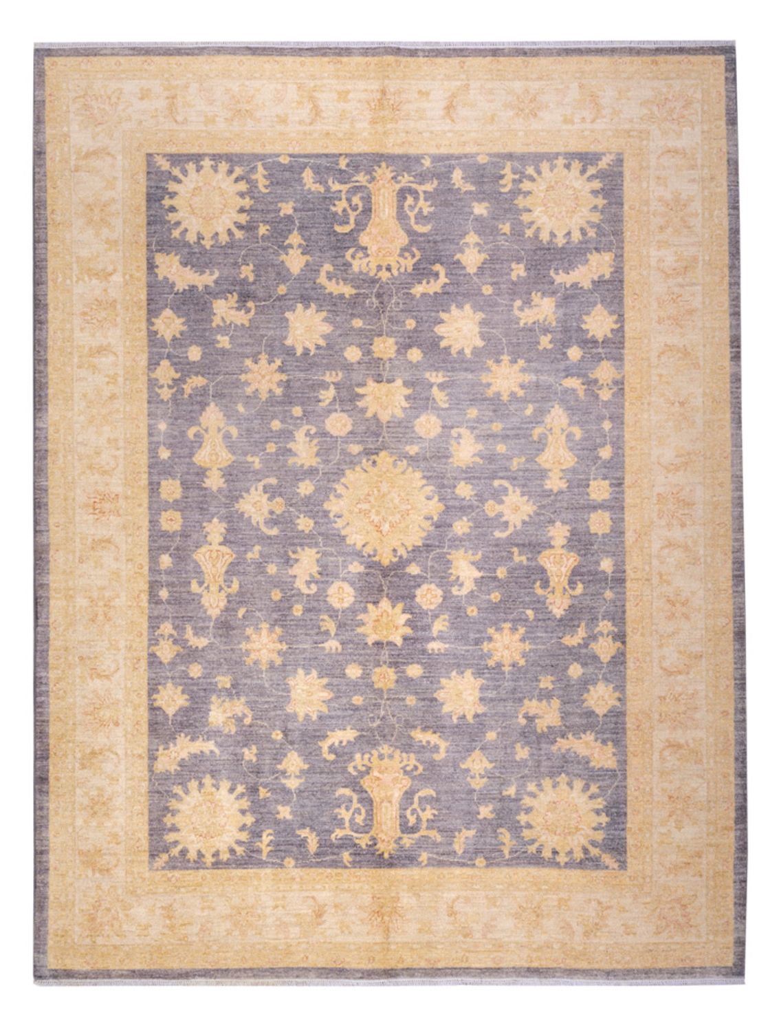Alfombra Ziegler - 287 x 216 cm - azul marino