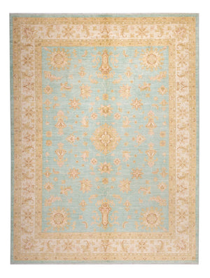 Alfombra Ziegler - 287 x 211 cm - turquesa