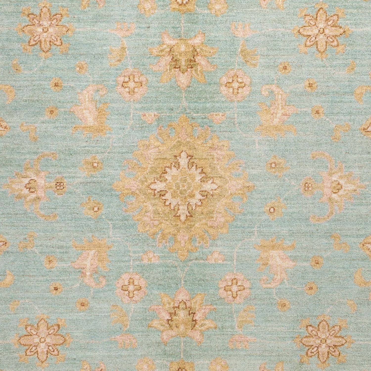 Alfombra Ziegler - 287 x 211 cm - turquesa