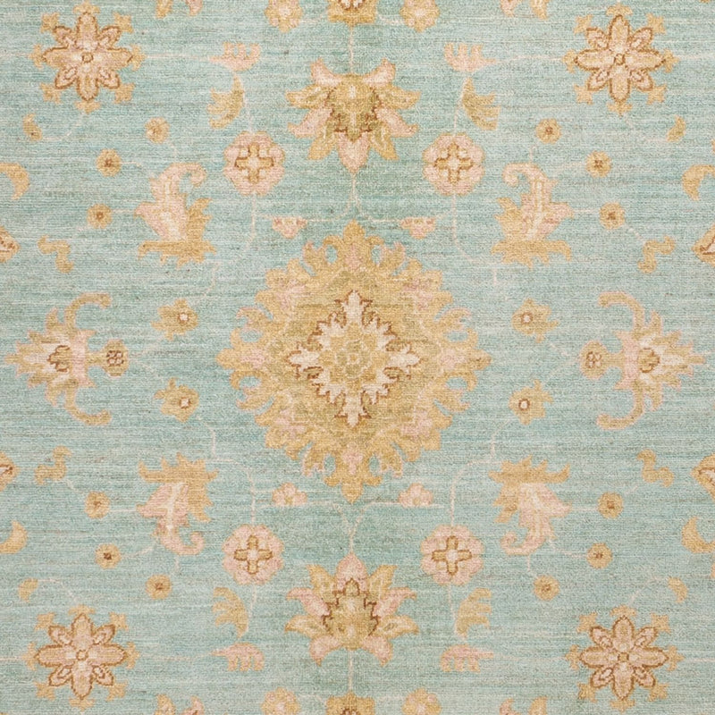 Alfombra Ziegler - 287 x 211 cm - turquesa