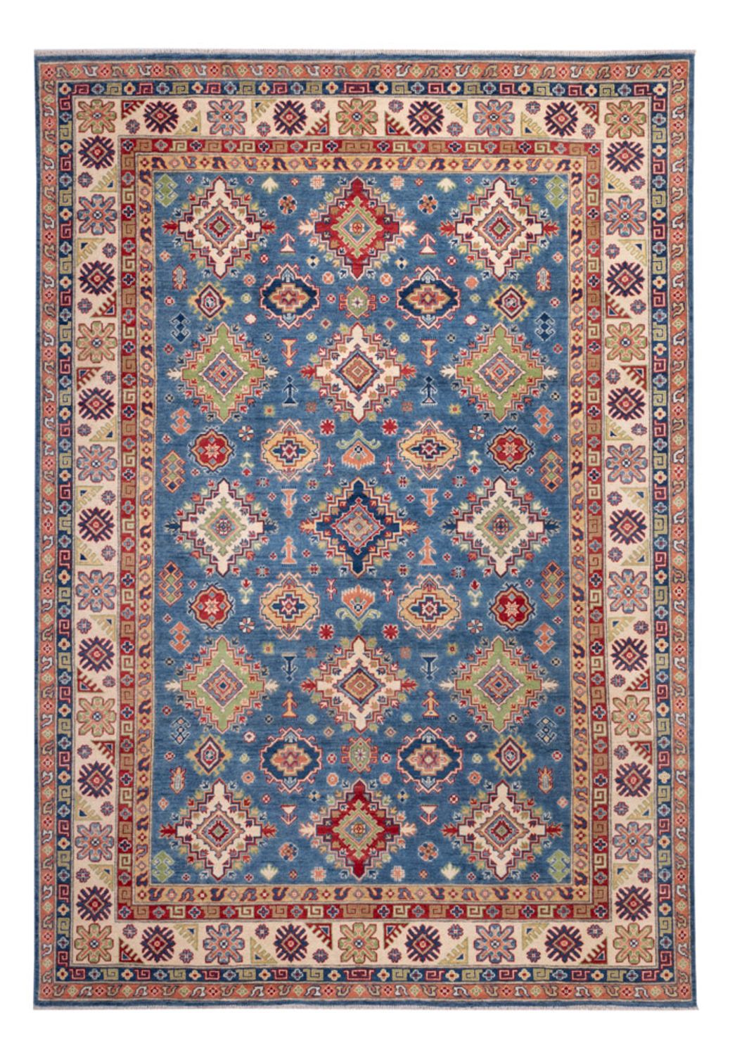 Alfombra Ziegler - Kazak - 296 x 198 cm - azul