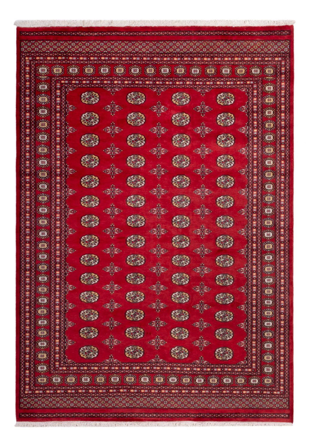 Alfombra afgana - Bukhara - 292 x 206 cm - rojo