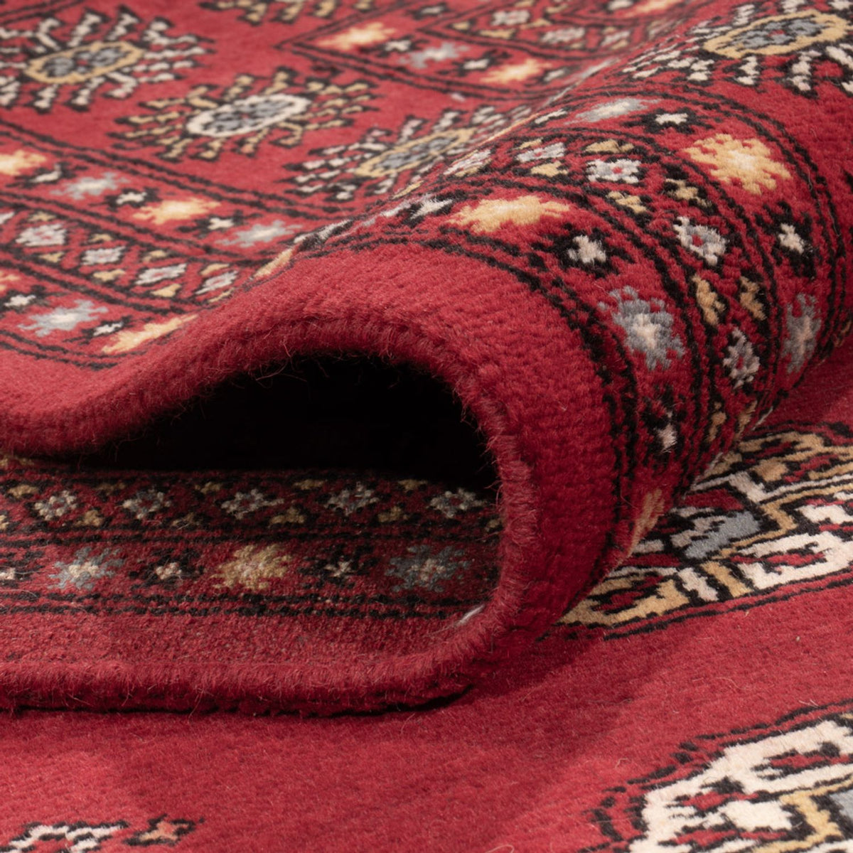 Alfombra afgana - Bukhara - 307 x 201 cm - rojo