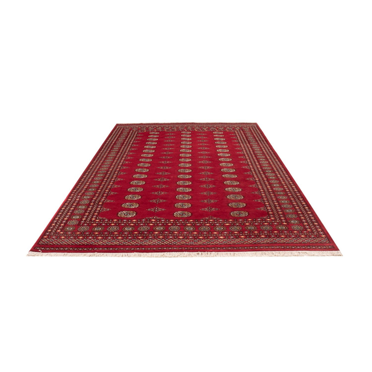 Alfombra afgana - Bukhara - 307 x 201 cm - rojo