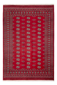 Alfombra afgana - Bukhara - 300 x 201 cm - rojo