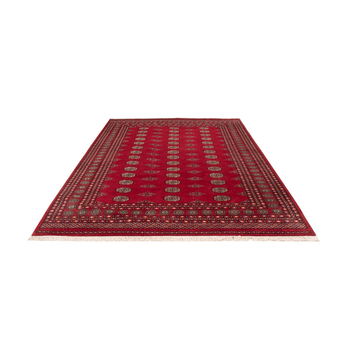 Alfombra afgana - Bukhara - 300 x 201 cm - rojo