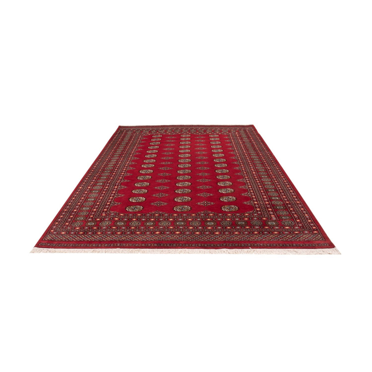 Alfombra afgana - Bukhara - 302 x 200 cm - rojo