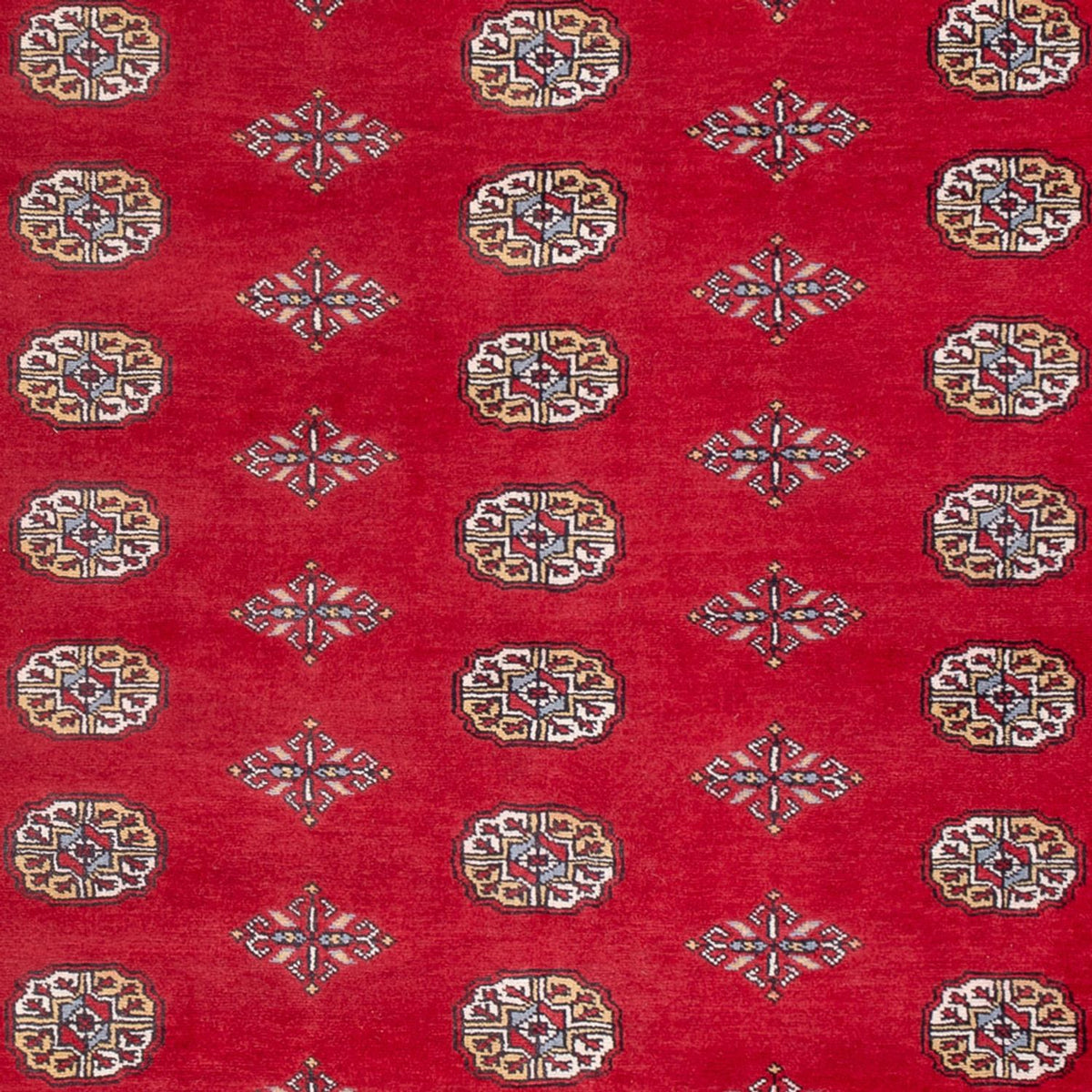 Alfombra afgana - Bukhara - 316 x 203 cm - rojo