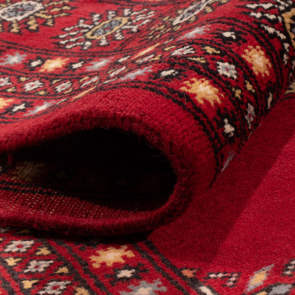 Alfombra afgana - Bukhara - 316 x 203 cm - rojo