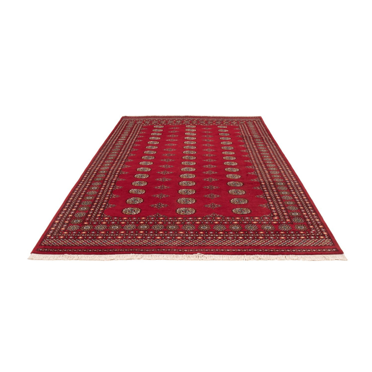 Alfombra afgana - Bukhara - 316 x 203 cm - rojo