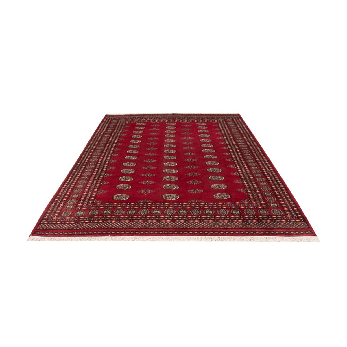 Alfombra afgana - Bukhara - 294 x 198 cm - rojo
