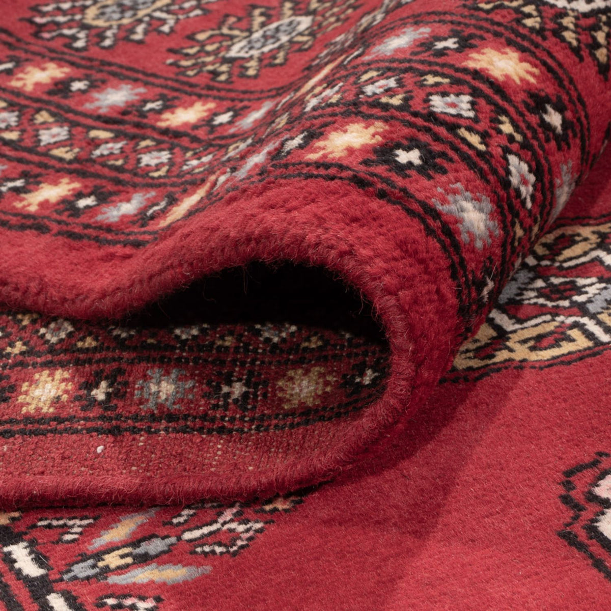 Alfombra afgana - Bukhara - 304 x 206 cm - rojo