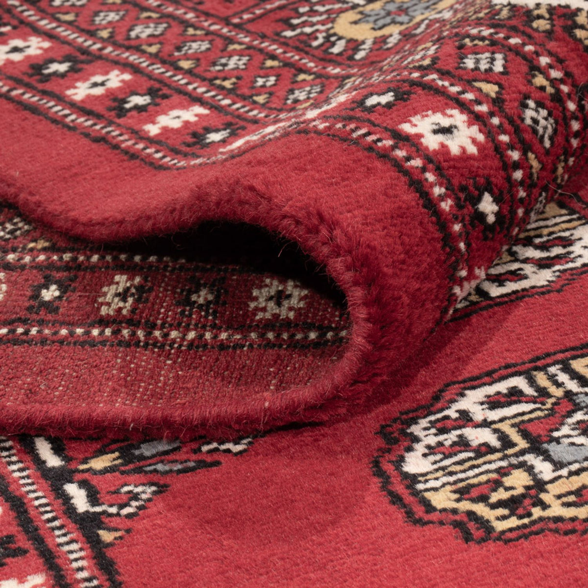 Alfombra afgana - Bukhara - 313 x 207 cm - rojo