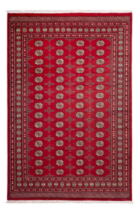 Alfombra afgana - Bukhara - 318 x 210 cm - rojo