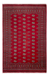 Alfombra afgana - Bukhara - 306 x 202 cm - rojo