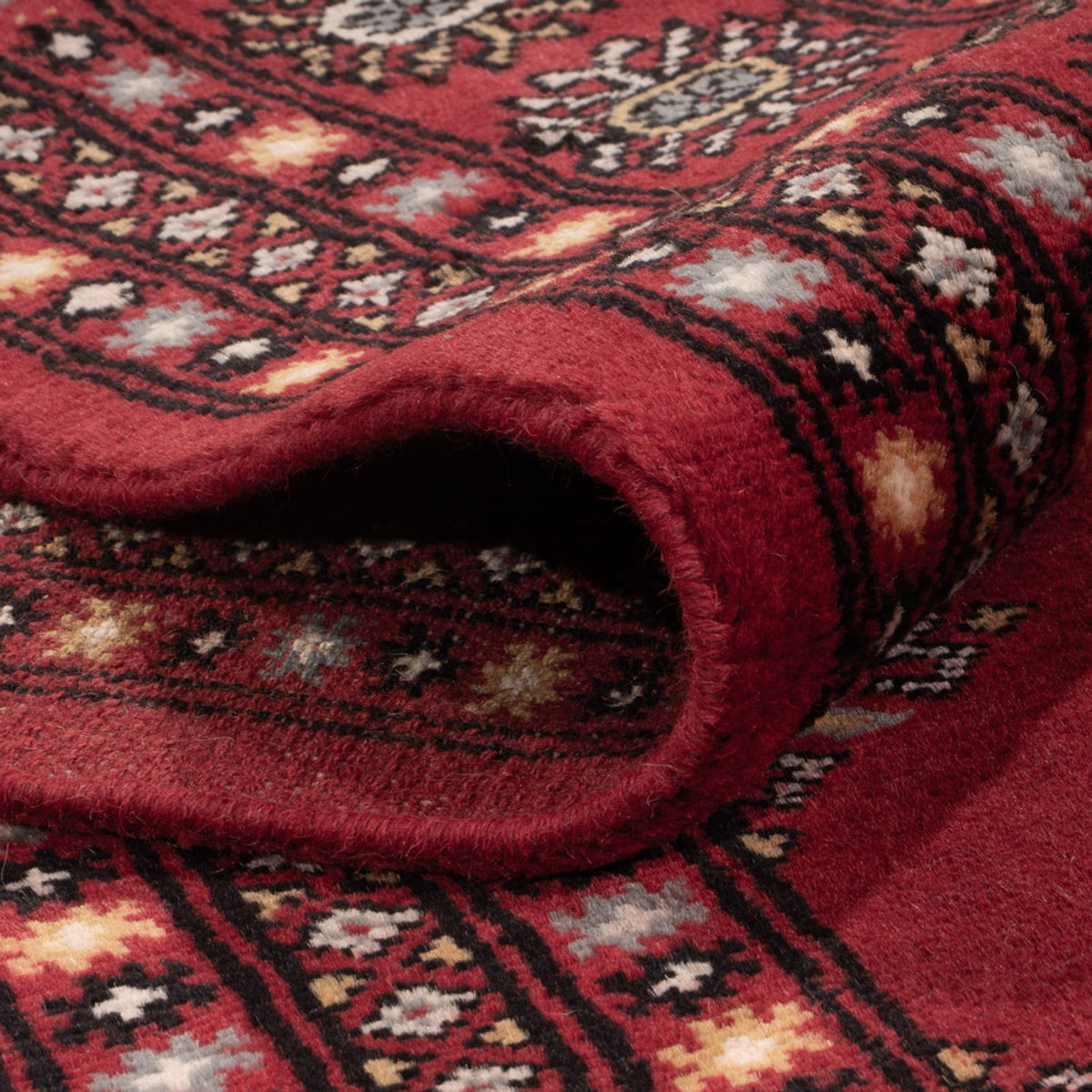 Alfombra afgana - Bukhara - 306 x 202 cm - rojo