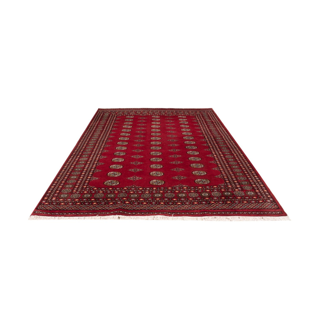Alfombra afgana - Bukhara - 306 x 202 cm - rojo