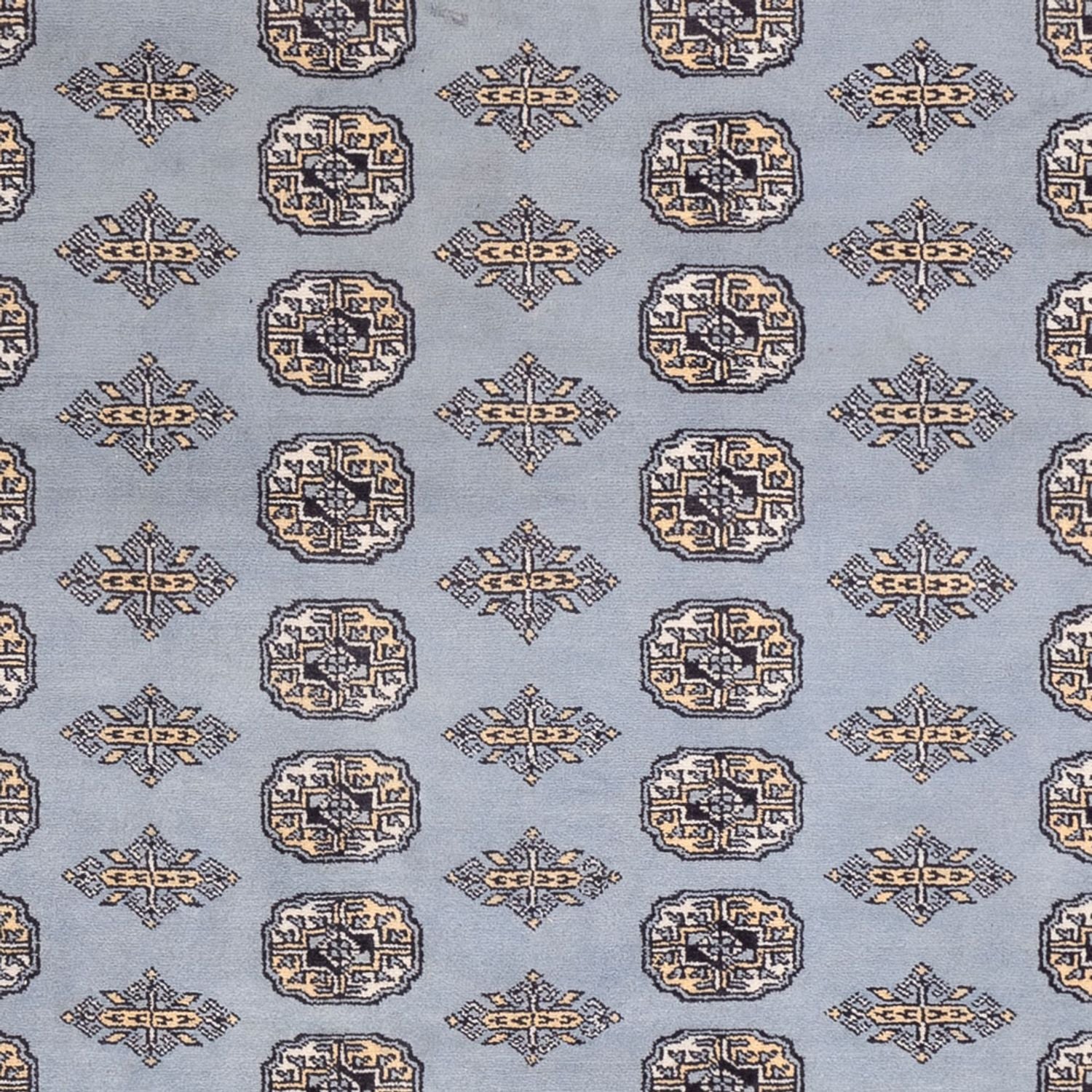 Alfombra afgana - Bukhara - 300 x 204 cm - gris claro