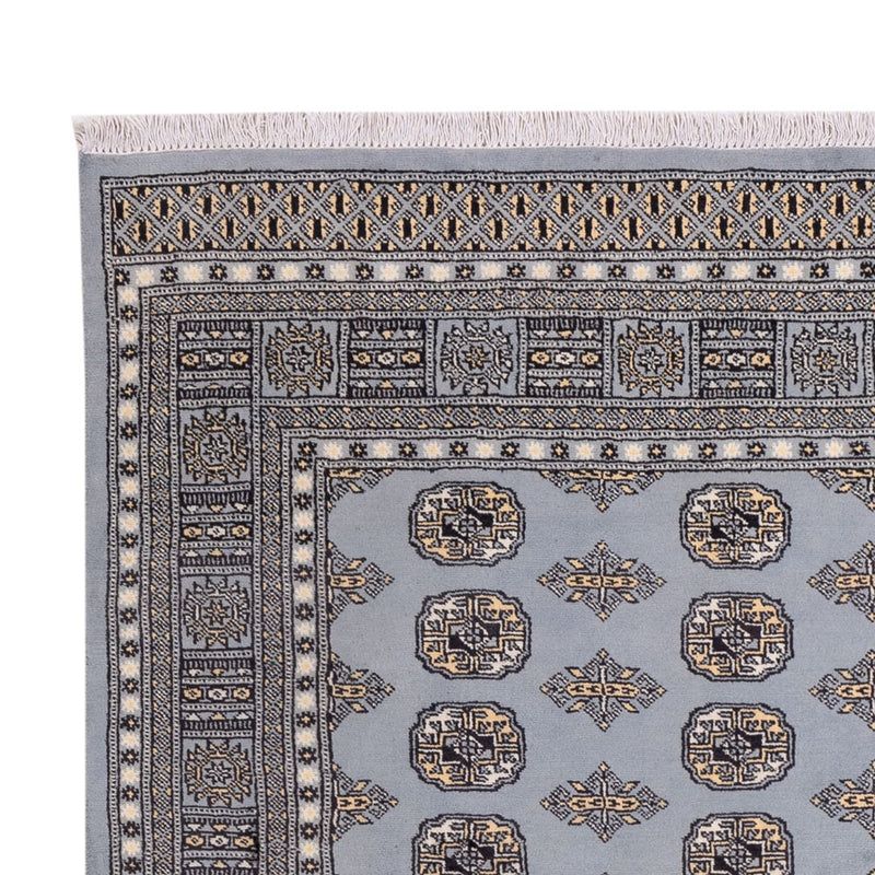 Alfombra afgana - Bukhara - 300 x 204 cm - gris claro