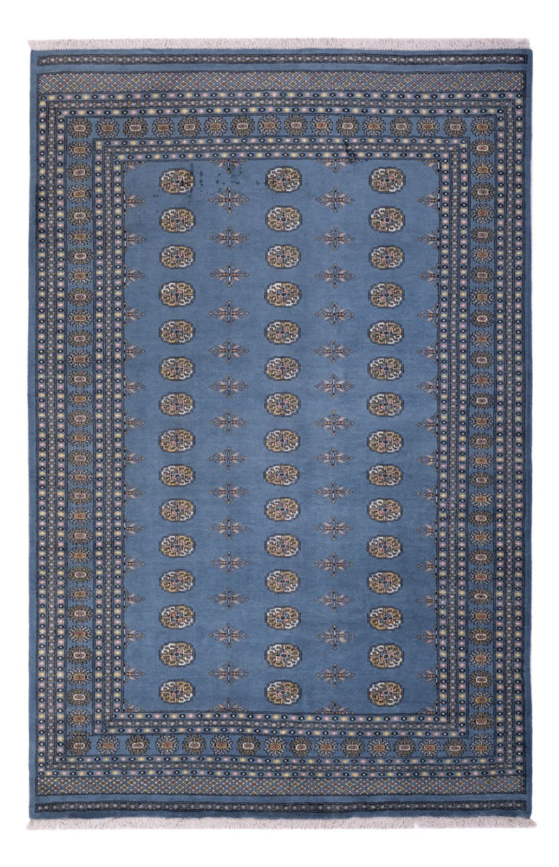 Alfombra afgana - Bukhara - 309 x 205 cm - azul