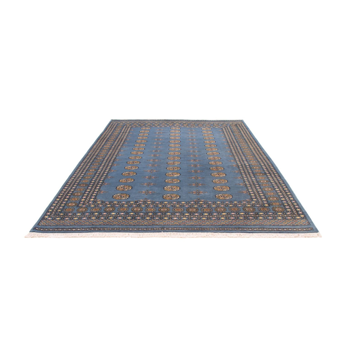 Alfombra afgana - Bukhara - 309 x 205 cm - azul