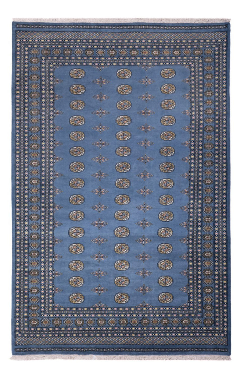 Alfombra afgana - Bukhara - 315 x 207 cm - azul