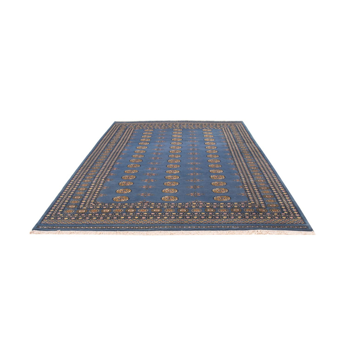Alfombra afgana - Bukhara - 315 x 207 cm - azul