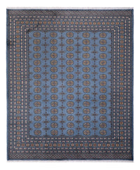 Alfombra afgana - Bukhara - 307 x 250 cm - azul
